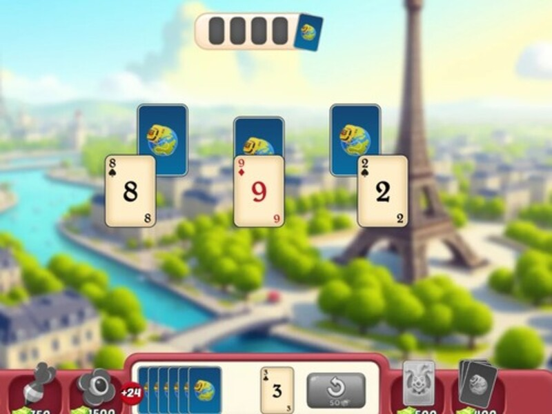 Logħba Tour Dinji Solitaire onlajn