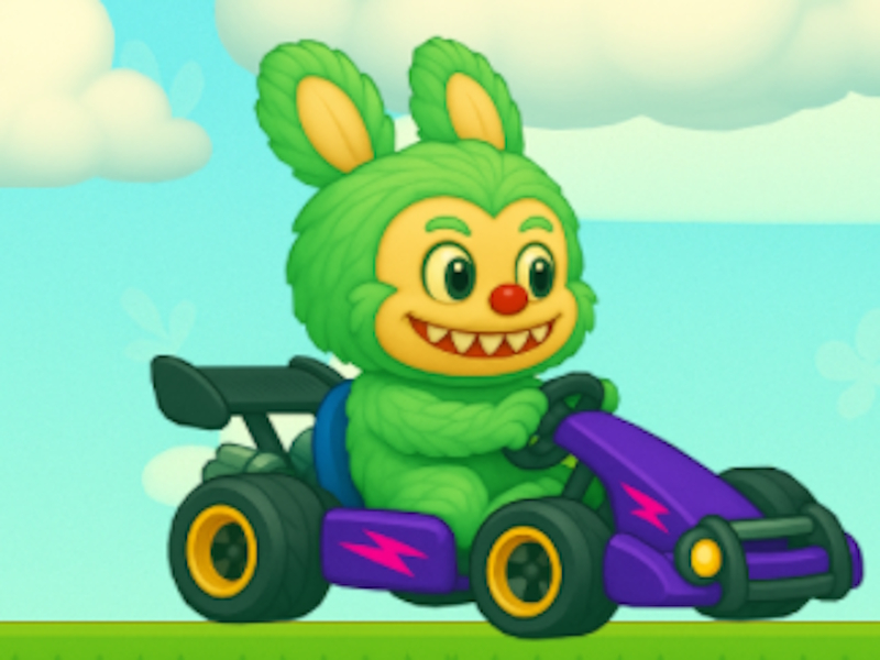 Logħba Labubu Gokart onlajn