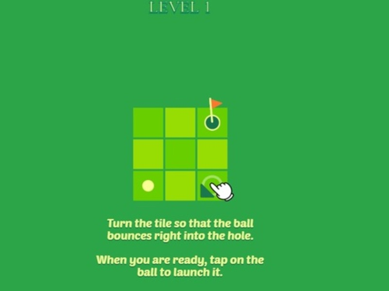 Logħba Puzzle tal-golf onlajn