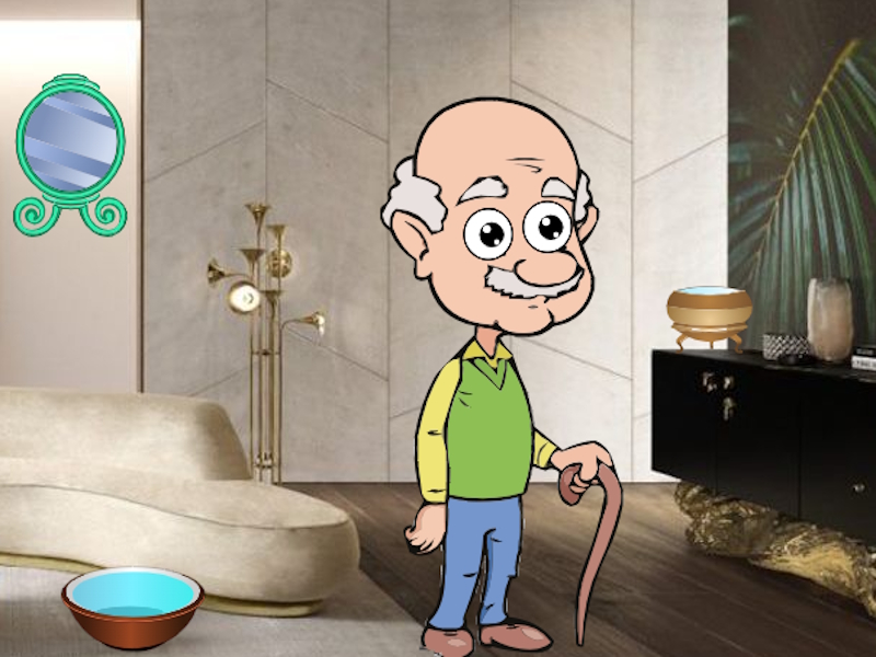 Logħba Granddad jiltaqa 'mal-ħbieb onlajn
