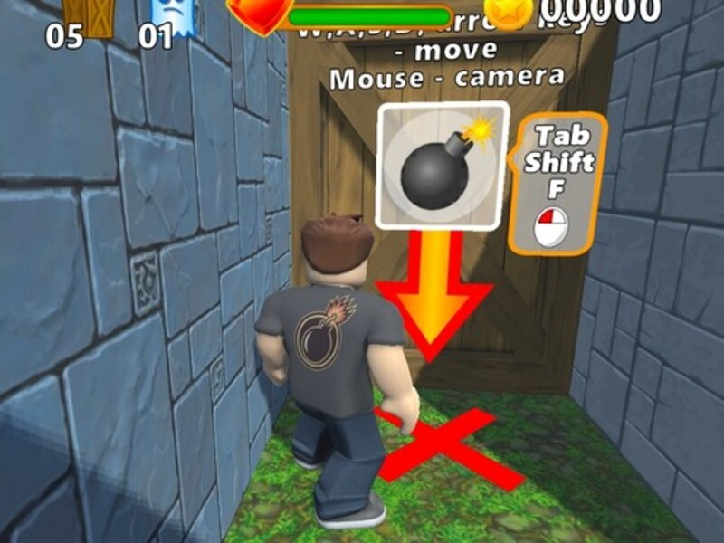 Logħba OBBY: Bomberman onlajn