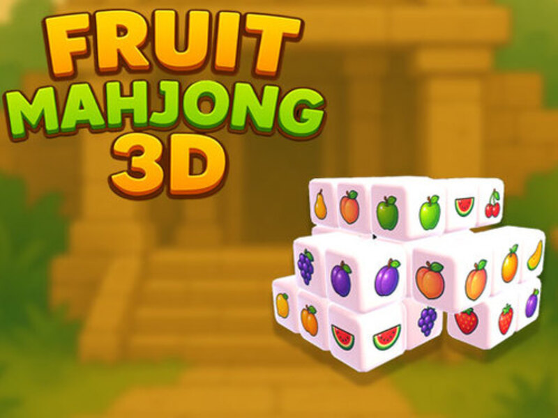 Logħba Frott Mahjong 3d onlajn