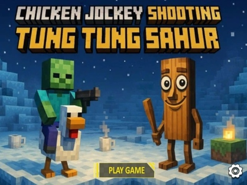 Logħba Chicken Jockey Sparar Tung Tung Sahur onlajn