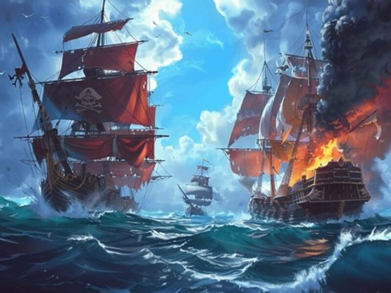Logħba Vapuri Pirati: Ibni u Ġlieda onlajn