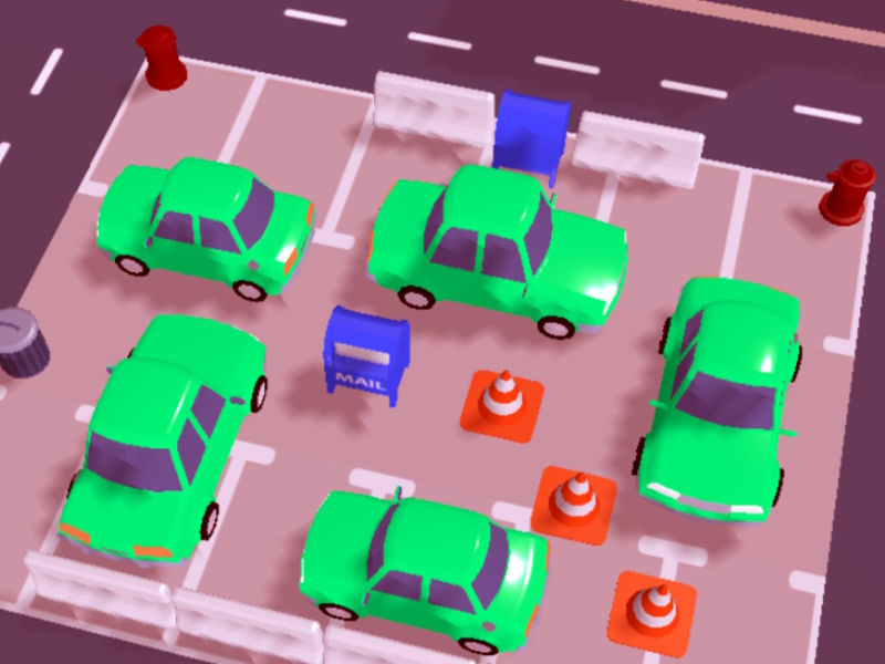 Logħba Parkeġġ tal-karozzi Polly onlajn