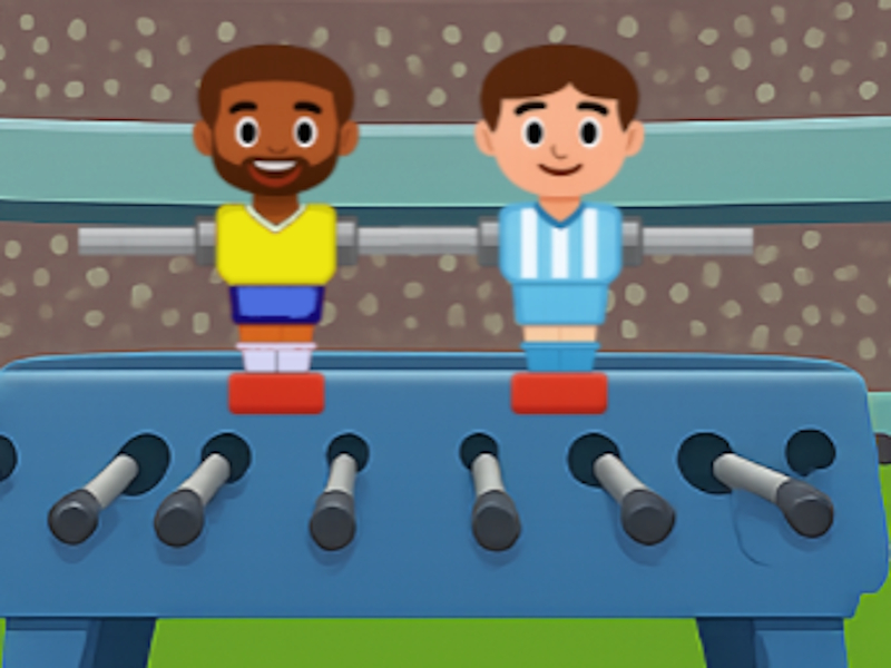 Logħba Kick Pong Table Soccer onlajn