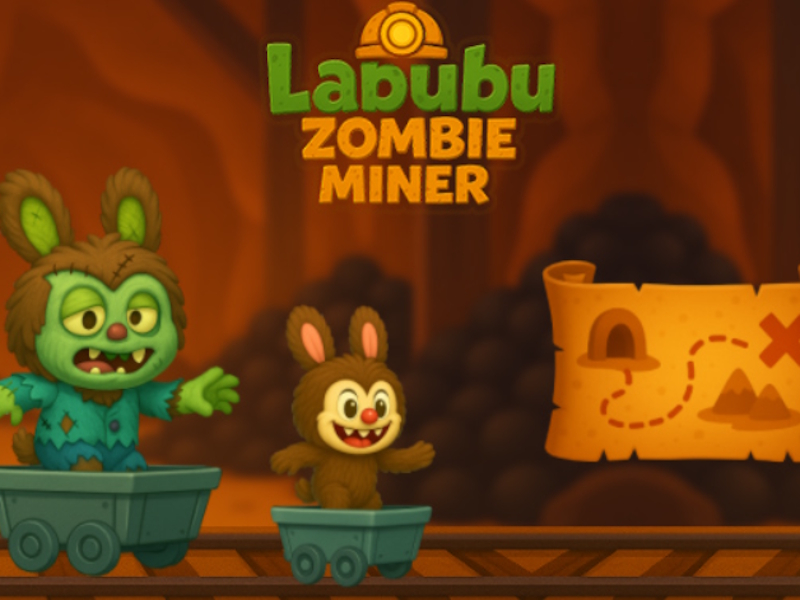 Logħba Labubu Zombie Miner onlajn