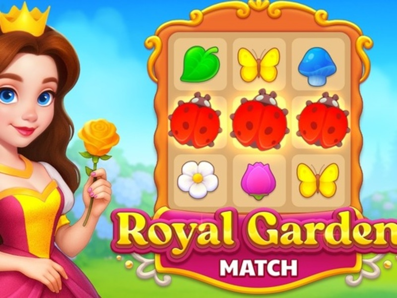 Logħba Royal Garden Match onlajn