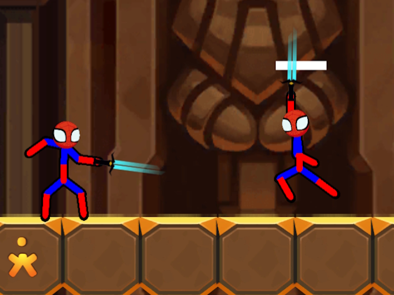 Logħba Stickman jiġġieled il-battalja onlajn
