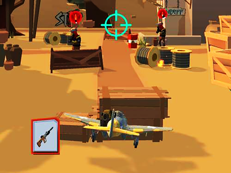 Logħba Bombardino CrocoDilo Brainrot Gunner onlajn