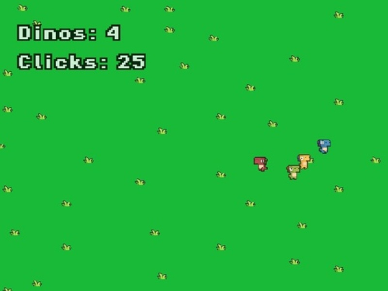 Logħba Mini Dino Clicker onlajn