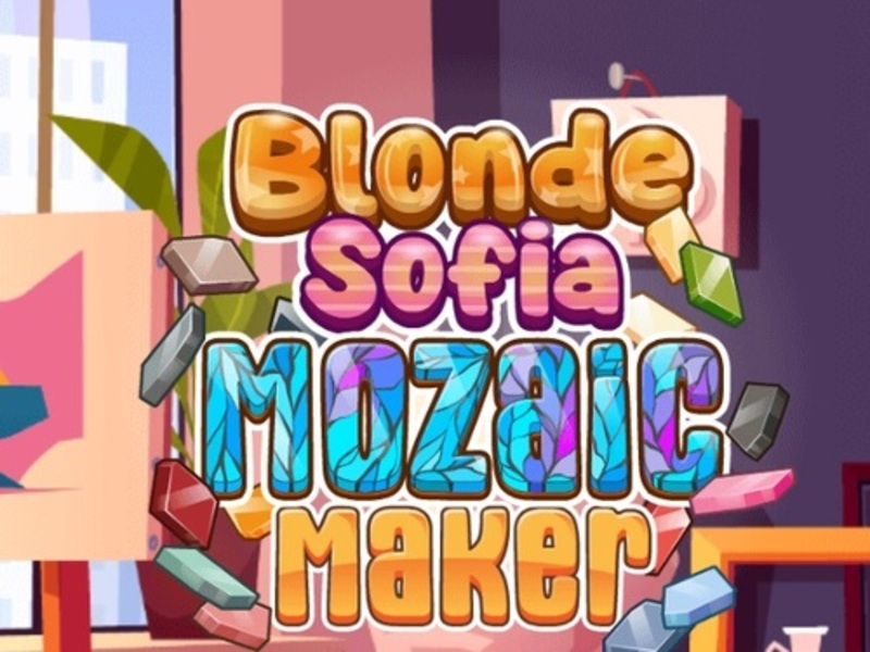 Logħba Blonde Sofia: Mozaic Maker onlajn